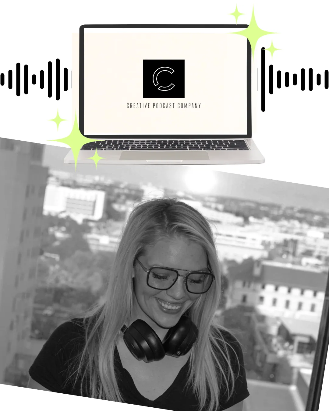 Cassidyy with podcast production and broadcast imagery